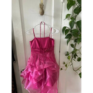 Kids World of USA girls size 8 pink formal dress